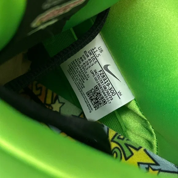 Nike SB Dunk Powerpuff Girls “Buttercup” Size 11.5M BRAND NEW! - Picture 8 of 10